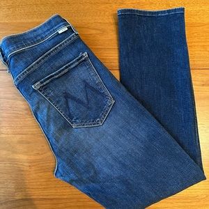 Mother Mid-Rise Dazzler Ankle Jean